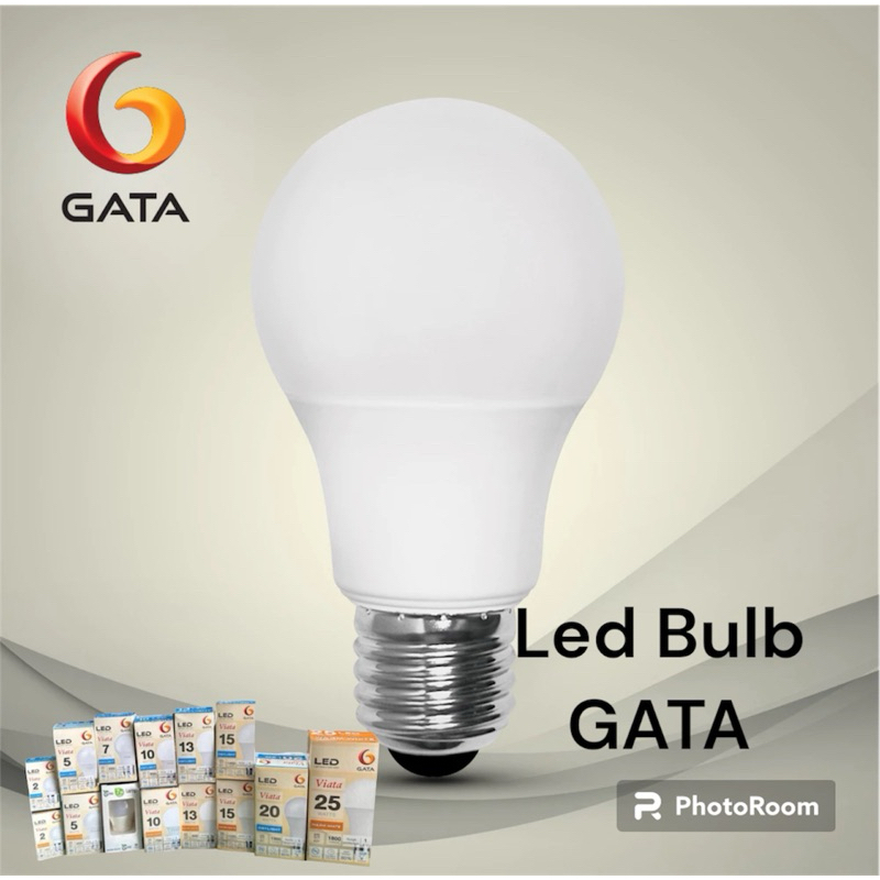 หลอด LED Bulb 10w E27 GATA มี 3 แสง ยกลัง 50 ดวง