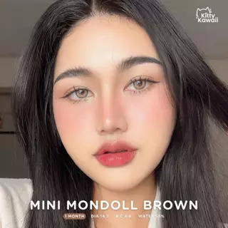 🔥คอนแทคเลนส์ 💗ขนาดมินิ💗 Mini Mondoll (kittykawaii) สี : Brown / Gray / Green