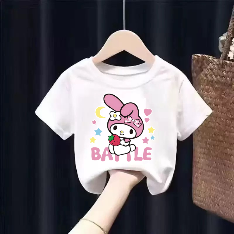 HOT 2024 เสื้อยืดเด็กพิมพ์ลายการ์ตูนน่ารักๆๆ เนื้อผ้าฝ้าย Pattern  692