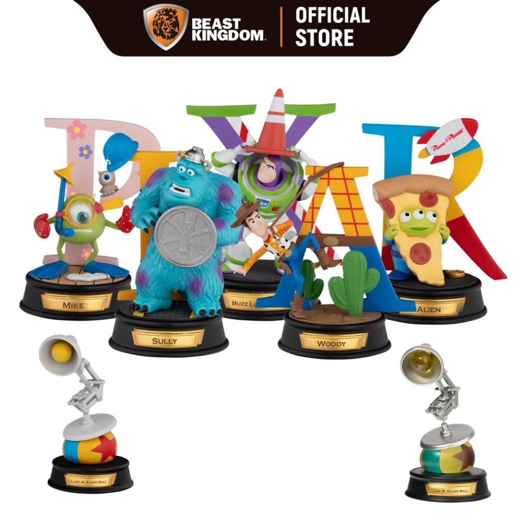 Beast Kingdom (MDS003) - Disney 100 Years of Wonder: Pixar Alphabet Art Series (set of 7)