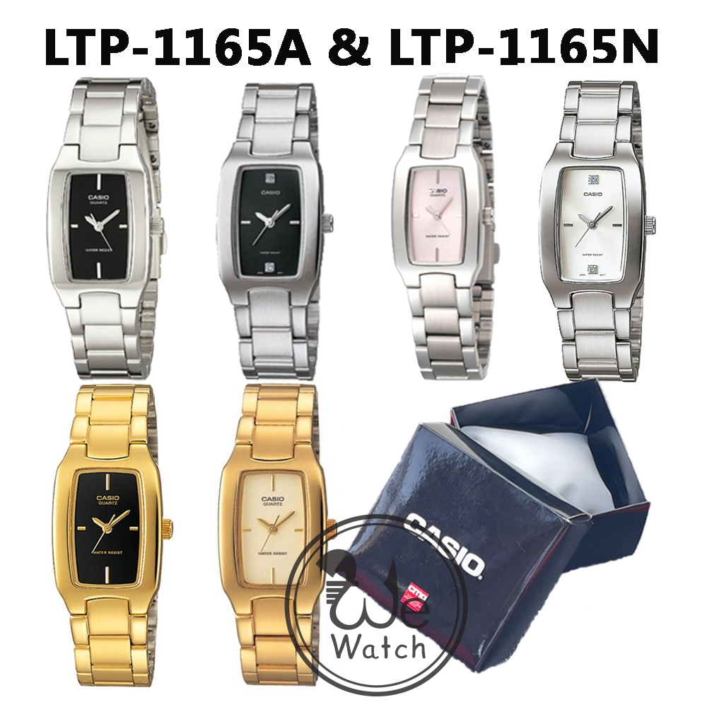 !!ประกันและกล่องCMG!! CASIO ของแท้ LTP-1165A LTP-1165N นาฬิกาข้อมือผู้หญิง ขายดี ยอดฮิต LTP1165