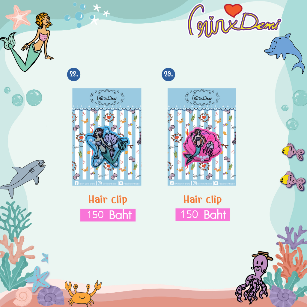 Cin X Demi Collection ( กิ๊บติดผม )
