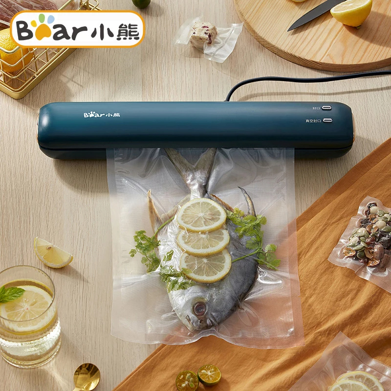 เครื่องซีลสูญญากาศอาหารแบบอัตโนมัติสำหรับใช้ในครัวเรือนและเชิงพาณิชย์ จาก Bear รุ่น FKJ-C01E1