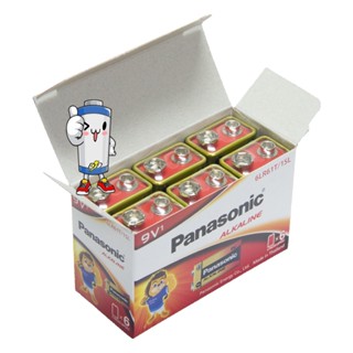 ถ่าน Alkaline Panasonic 9V 1กล่อง (จำนวน 6ก้อน)