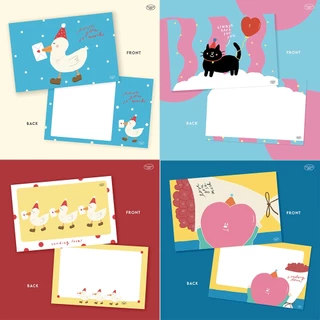 STUDIO.OWY : Cute Postcard โปสการ์ดลายน่ารัก | ขนาด4x6นิ้ว