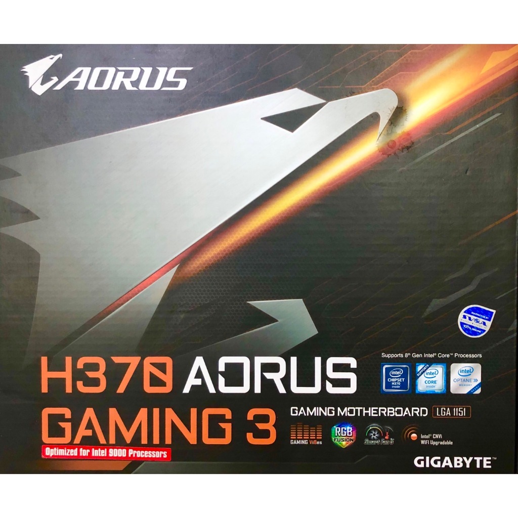 MAINBOARD (เมนบอร์ด) 1151 GIGABYTE H370 AORUS GAMING 3 มือสอง