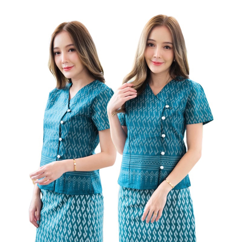 เสื้อพื้นเมืองผู้หญิงลายขอ
