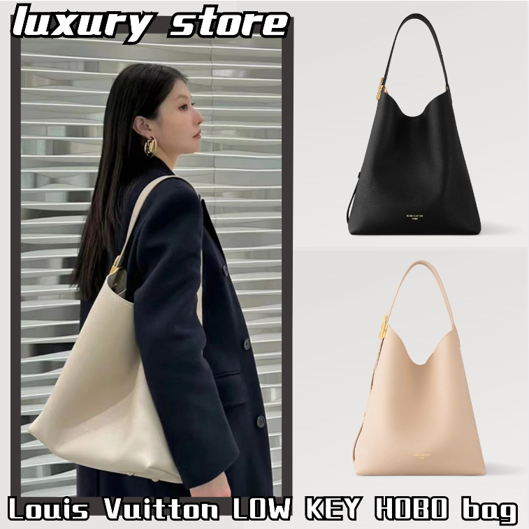 หลุยส์วิตตอง LV Louis Vuitton LOW KEY HOBO กระเป๋าช้อปปิ้งขนาดกลาง/กระเป๋าสะพาย