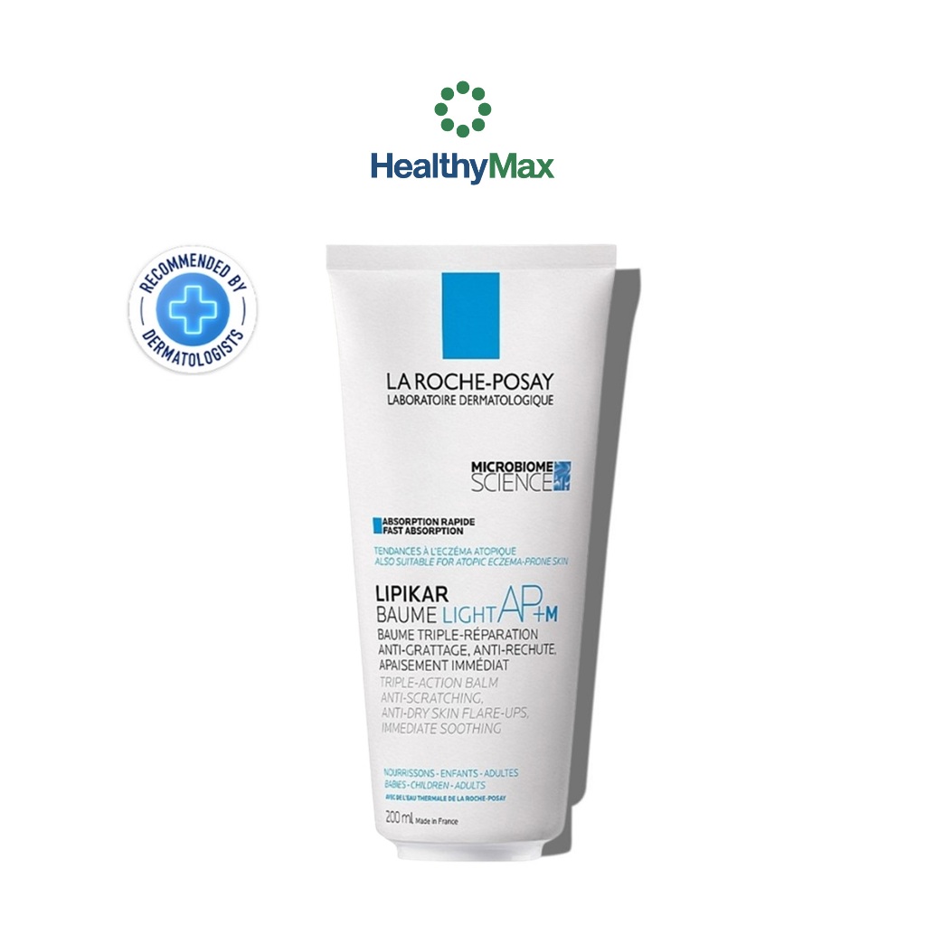LA ROCHE-POSAY Lipikar Baume Light AP+M โลชั่นบำรุงผิวกาย สำหรับดูแลผิวแห้ง และบอบบางแพ้ง่าย 200ml.