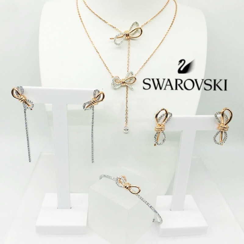 สินค้าพร้อมส่งในไทย ของแท้100% Swarovski ของแท้ ต่างหู Swarovski Swarovski ต่างหู ผู้หญิง เครื่องประดับ ของขวัญ