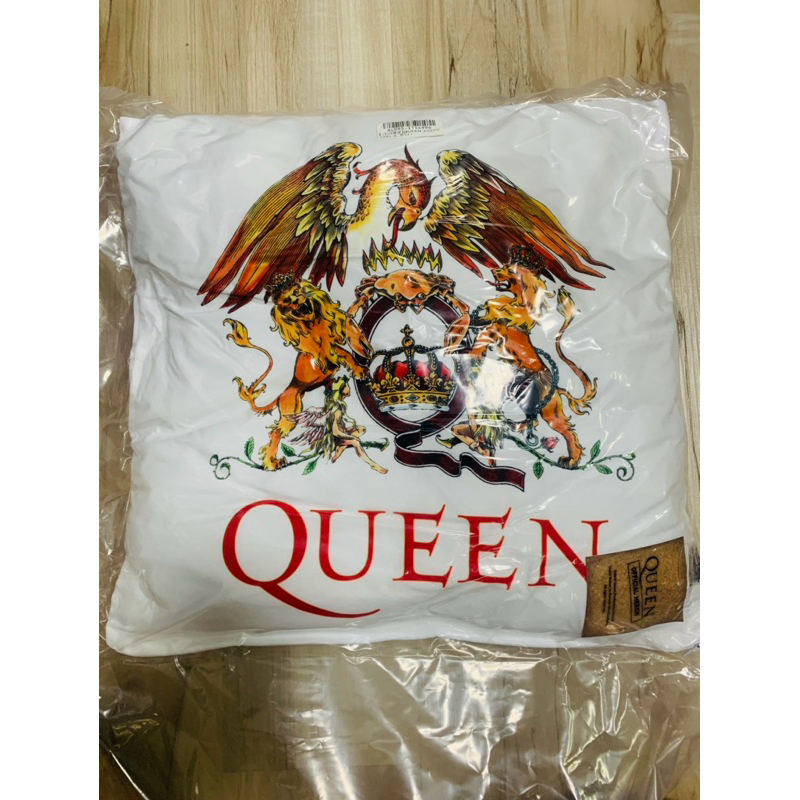 หมอนอิงสีขาว พิมพ์ลายวงร็อค Queen Freddie Mercury นำเข้า