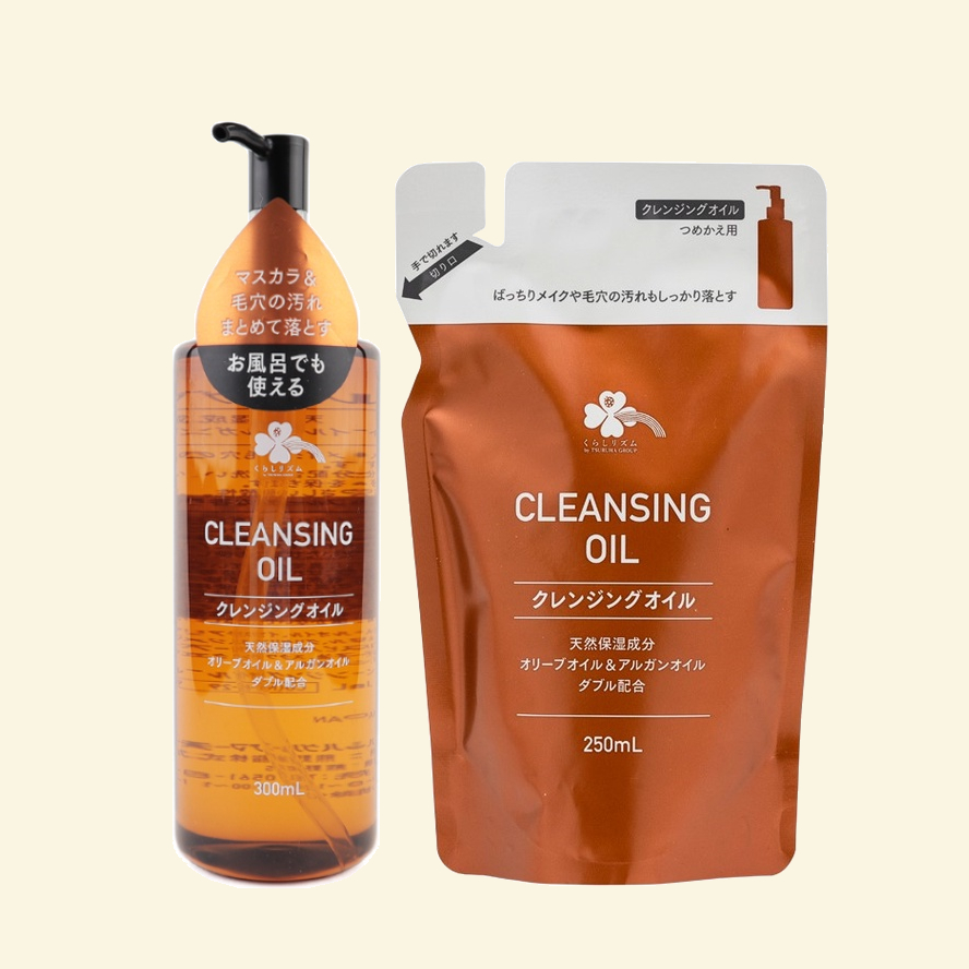 Kurashi Rhythm Cleansing Oil 300mL / Refill 250mL คุราชิ ริธึ่ม คลีนซิ่ง ออยล์ 300มล. / รีฟิล 250มล.