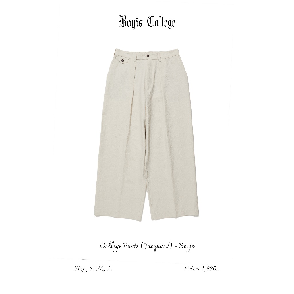 Boyis - College Pants (Jacquard)