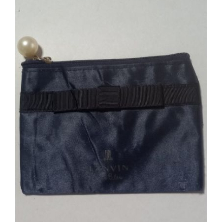 กระเป๋าผ้า oxford หนากันน้ำ Lanvin en Bleu ใส่เหรียญ,ใส่บัตร ขนาด 5 × 4 นิ้ว