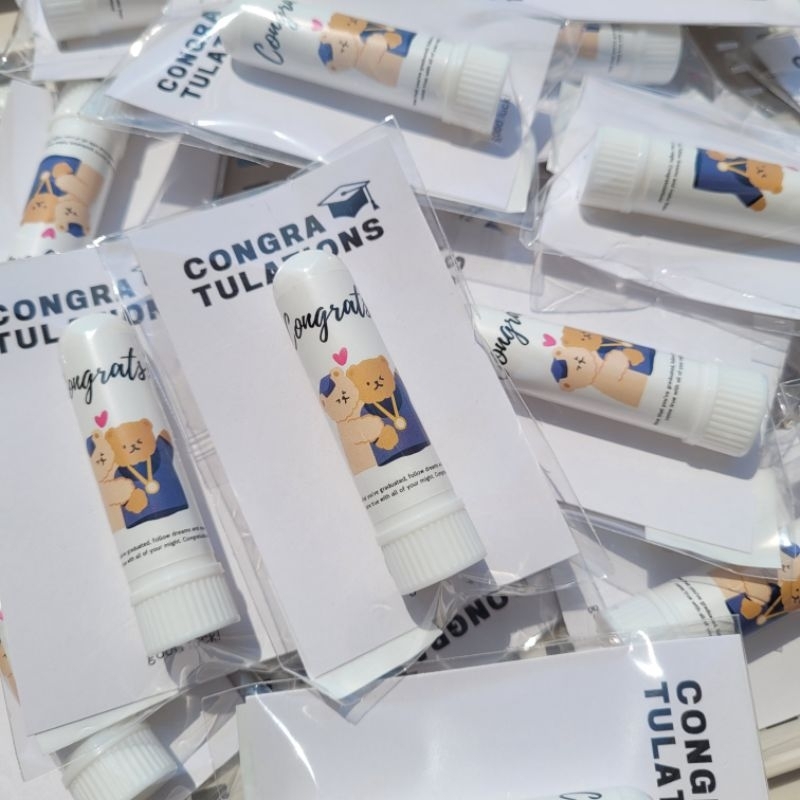 (พร้อมส่ง) Giveaway congratulations หมีน่ารัก ดม หอม หอม สดชื่น ของแจก ปัจฉิม รับปริญญา