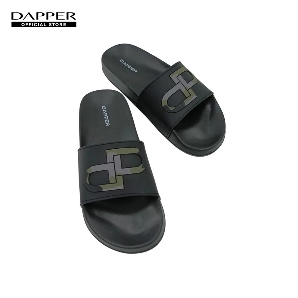 DAPPER รองเท้าแตะ DP Icon Camo Embossed Pool Slide Sandals สีดำ (HSP/BK/1678SL7)