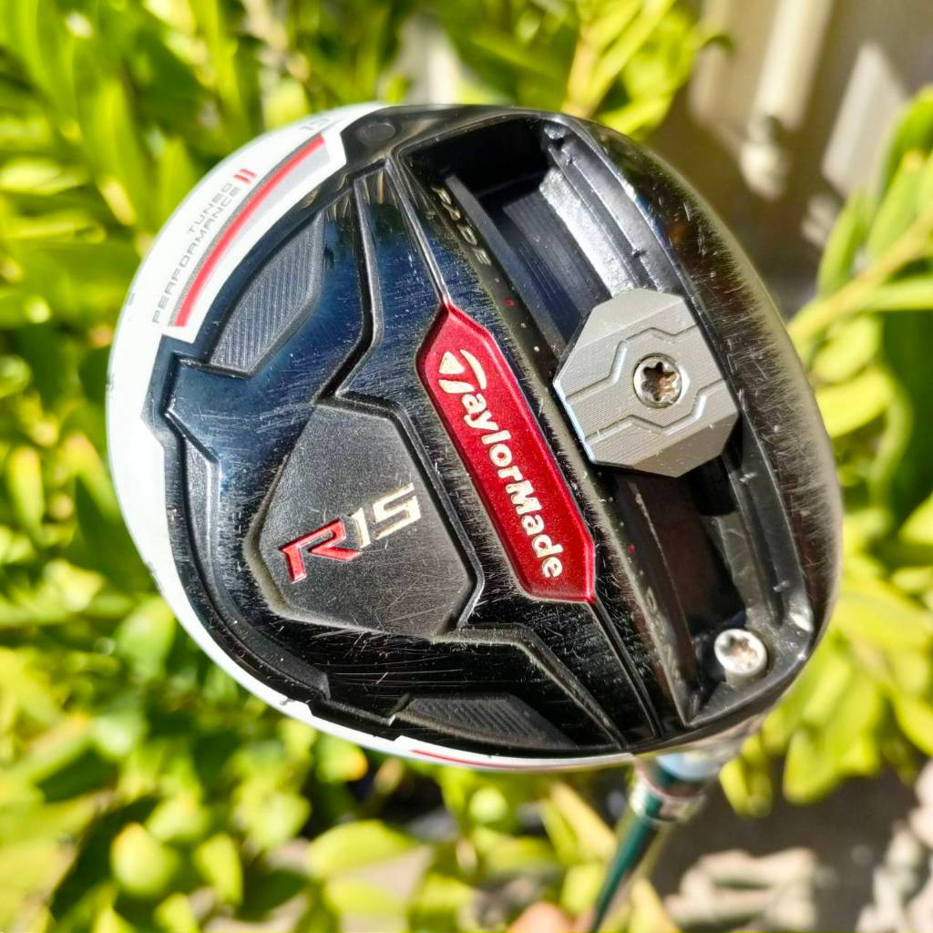 [ผ่อน] FW5 TAYLORMADE R15 ก้าน TAYLORMADE TM1-115 FLEX R ตีดีมากๆ เสียงใส แน่นๆ สอดพื้นดีมาก ไม้กอล์