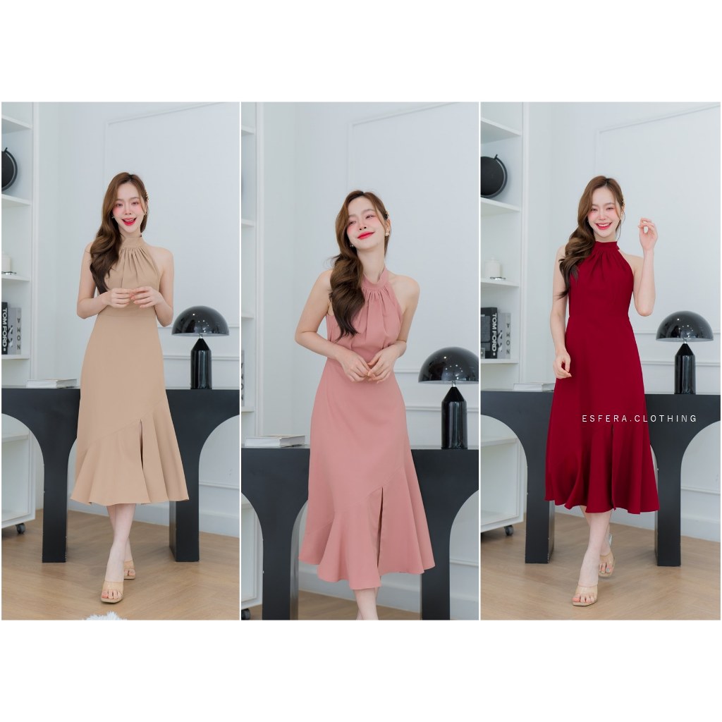 DR088-1 Charissa Lora Dress เดรสออกงาน