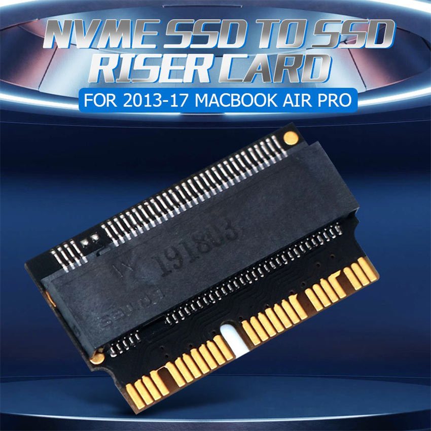 การ์ดอะแดปเตอร์แปลง ตัวแปลง SSD m.2 NVME  เหมาะกับMacbook Air/Pro 2013 2014 2015 2016 2017  ร้านอยู่ที่ไทย