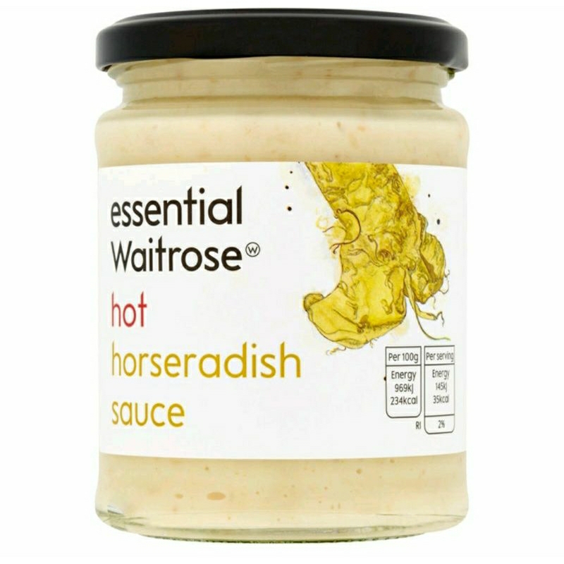 เวทโทรส ซอสฮอสแรดิช Waitrose Hot Horseradish Sauce 285g