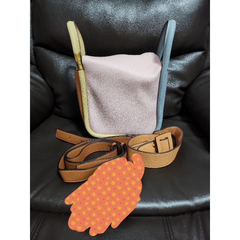 กระเป๋าหนัง แบรนด์ Lastel สีพาสเทล