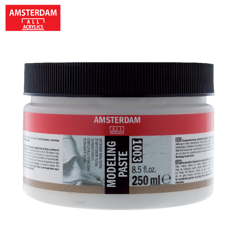 Amsterdam Modelling Paste 250 / 1000 ml. I วัสดุสำหรับทำนูนหรือขึ้นรูปหนา