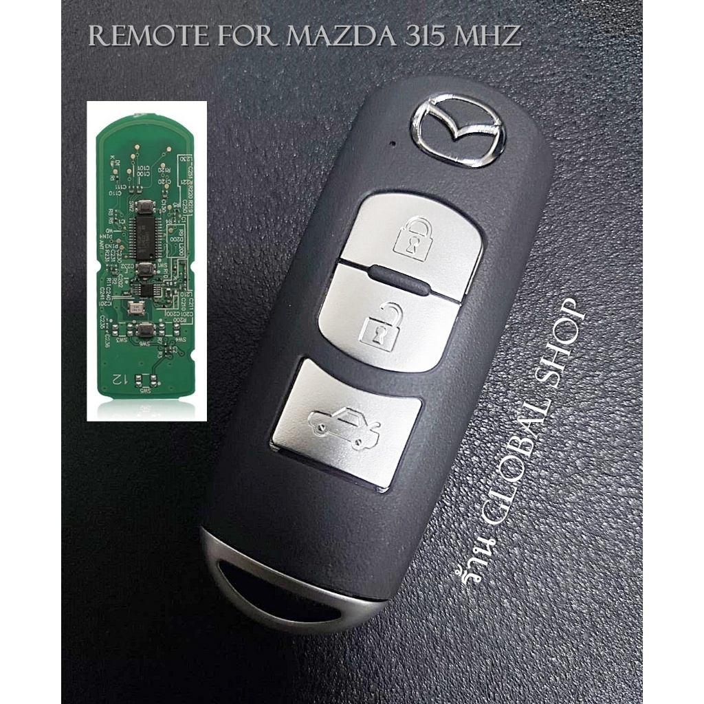 รีโมท Mazda 315Mhz ID49 SkyActiv 2 3 CX-3 CX-5 CX-8 2-3 ปุ่ม (ปี2018 ขึ้นไป) วงจรแท้​ พร้อมก้านกุญแจ ราคา ถูกที่สุด ดีลบีเคเค แกลเลอรีภาพที่ 4