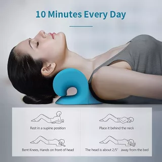 Neck หมอนนวดคอ ไหล่ คอ อุปกรณ์แรงดึง หมอนนวด สําหรับบรรเทาอาการปวด ร่างกาย คอ