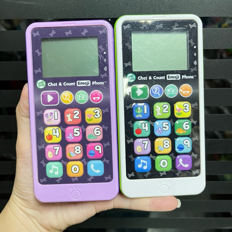 LeapFrog Chat and Count Emoji Phone ของเล่นเด็กโทรศัพท์ **มือสอง**