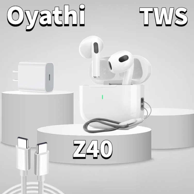 Oyathi หูฟังบลูทูธ Z40 TWS รุ่นใหม่2024 เสียงดี Bluetooth earbuds รับประกัน30วัน