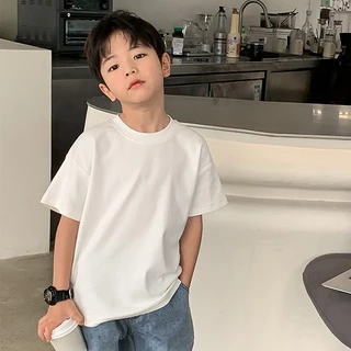 Beryl kids🌸เสื้อยืดแขนสั้นเด็ก คอกลม🎀สีสดใส ผ้านุ่มๆ ใส่ได้ทั้งเด็กชายหญิง ใส่สบาย หลายสีให้เลือก รุ่นใหม่ ฤดูร้อน