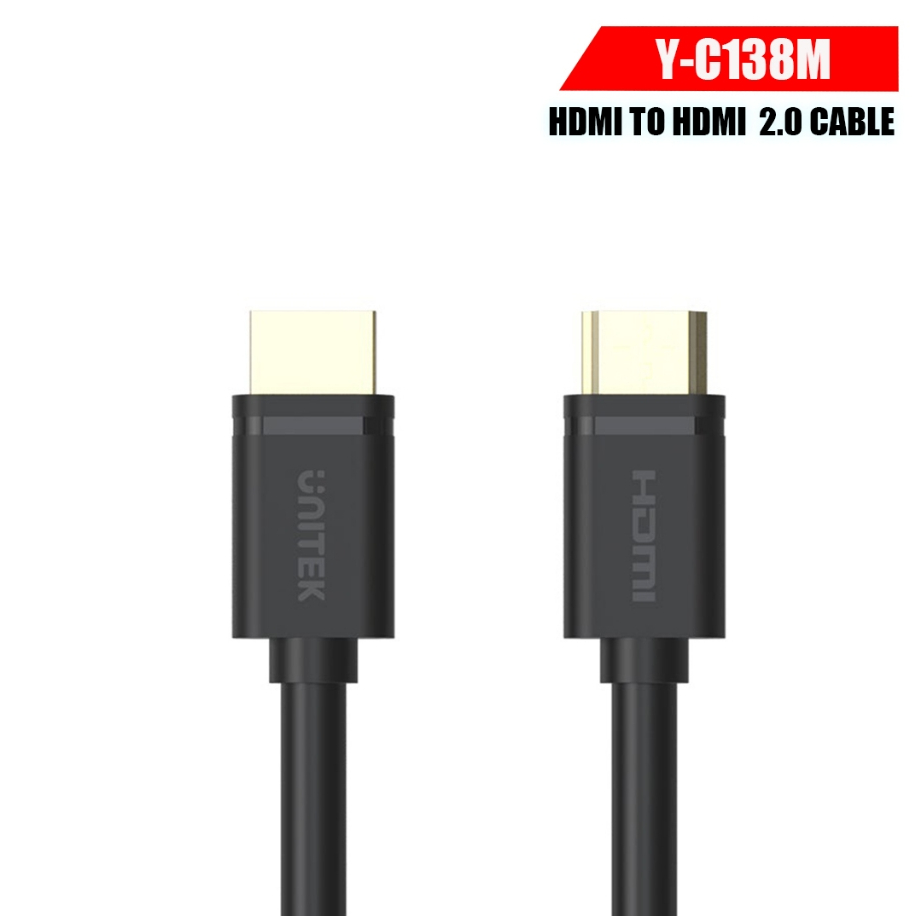 Unitek Y-C138M สาย HDMI V2.0 4K 60Hz High Speed ยาว 2เมตร