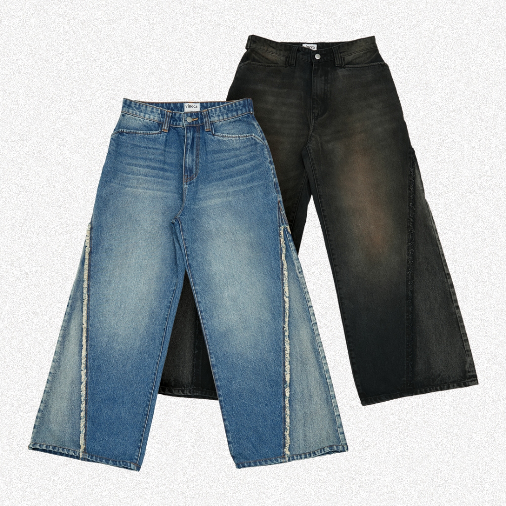 Vineca Flared Panel Jeans