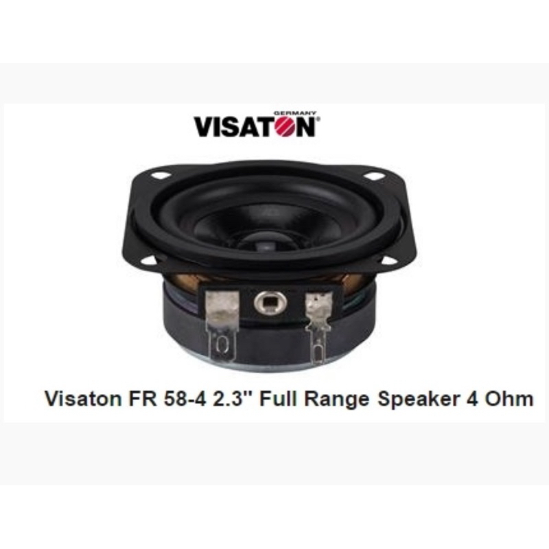Visaton FR 58-4 2.3inch Full Range Speaker 4 Ohm