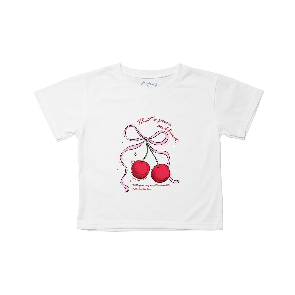 (ส่งด่วน) Cherry pure ribon ลายใหม่สุดคิ้ว น่ารักใส่ง่าย ผ้านุ่มใส่สบาย ใส่ได้ในทุกๆวัน พร้อมส่ง