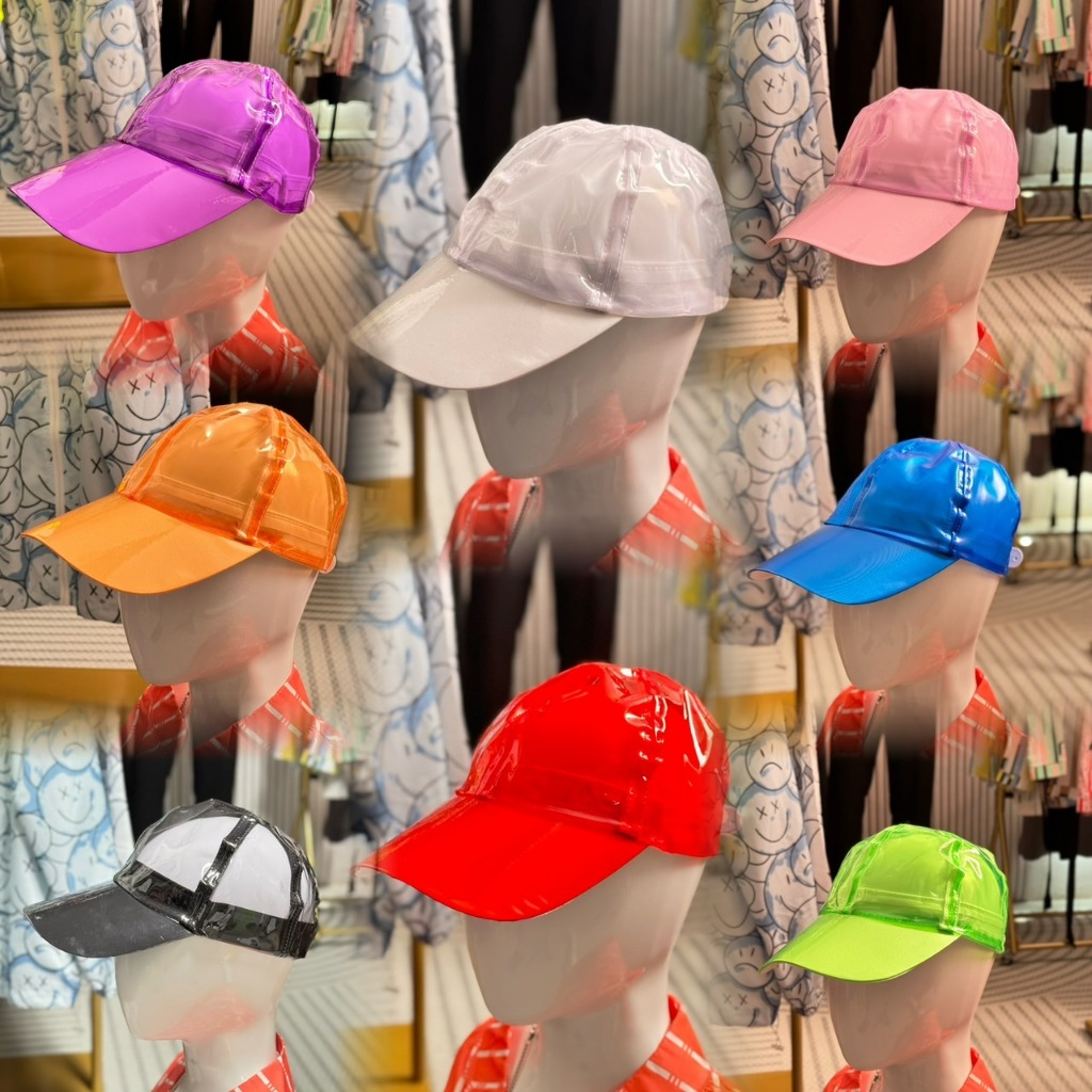 DTXmarketหมวก หมวกแก๊ปกันน้ำ เล่นสงกรานต์ พลาสติก PVC