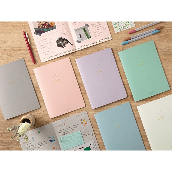MIDORI Notebook A5 Color Dot Grid Pink (D15273006) / สมุด Dot Grid หน้าปกและเนื้อกระดาษสีชมพู ขนาด A5 แบรนด์ MIDORI ราคา ถูกที่สุด ดีลบีเคเค แกลเลอรีภาพที่ 6