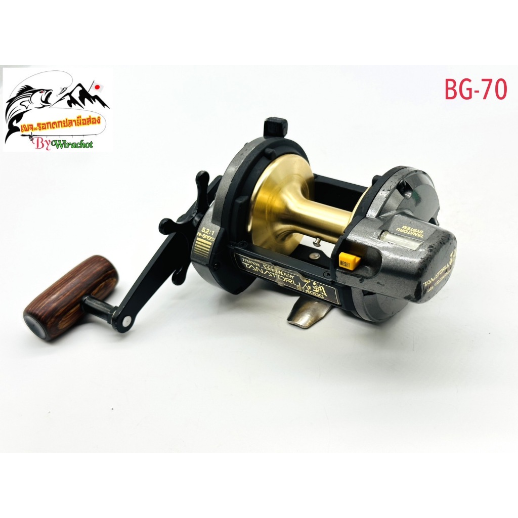 รอกตกปลา  มือ 2 จากญี่ปุ่น Shimano (ชิมาโน่) Tanatoru GT-4000 (ฺBG-70) รอกเบท หยดน้ำ ทรงกลม กระปุก รุ่นเก่า โบราณ น่าสะส