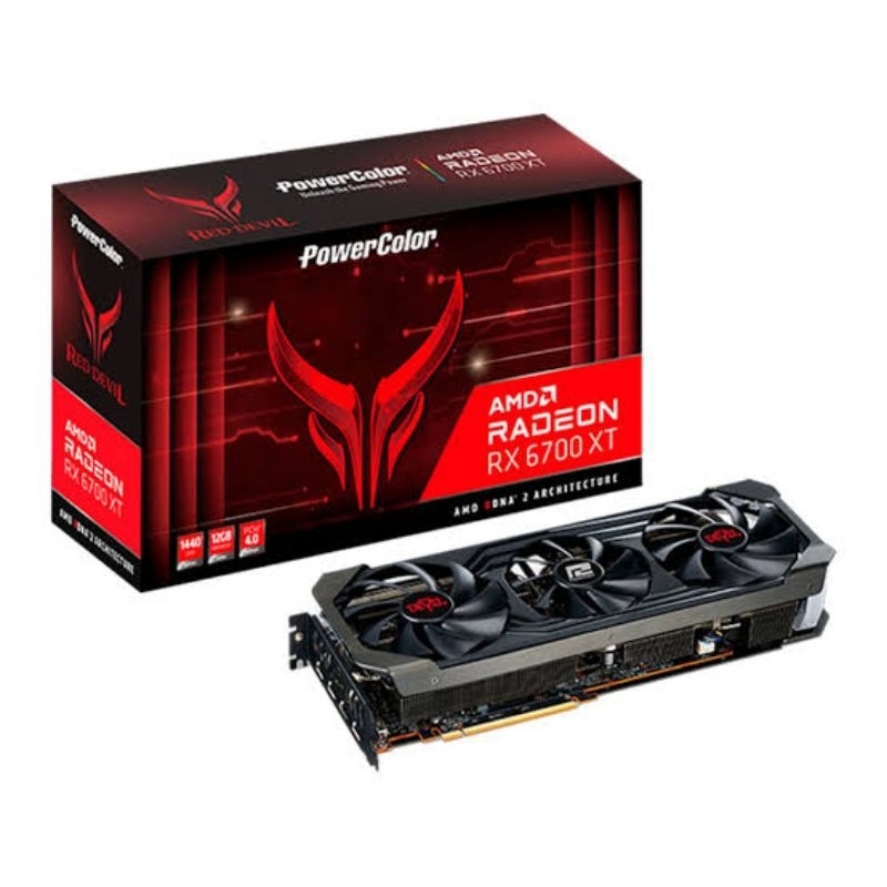 power color red devil Rx6700xt มือสองกล่องครบ
