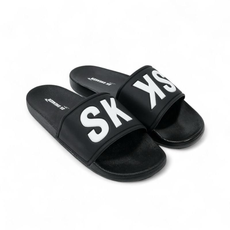 SK SNEAKER BASIC LOGO SANDALS BLACK