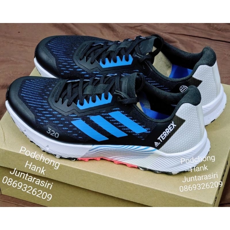 Adidas Terrex Agravic Flow GZ8888 ไซส์ UK8.5 ของใหม่ รองเท้าวิ่งเทรล