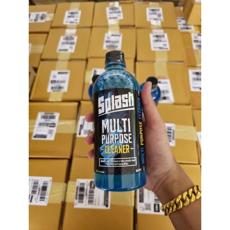 Splashขนาด500ml น้ำยาทําความสะอาดรถยนต์ ฉีดแล้วเช็ด ขจัดคราบฝังลึก ระเบิดขี้ไคล คราบควันดำ
