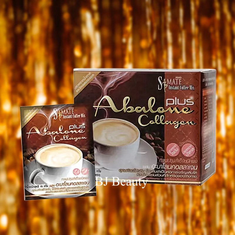 มิสทิน เอส เมท กาแฟปรุงสำเร็จชนิดผง ผสม อะบาโลนคอลลาเจน 150 กรัม ( 1 กล่อง มี 10 ซอง ) [ ล็อตใหม่ล่าสุด ]