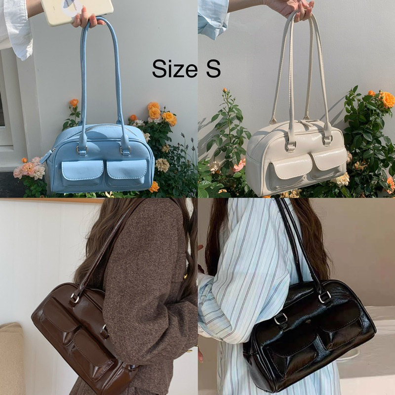 #พร้อมส่งในไทย กระเป๋าสะพาย Bubble Bag Size S