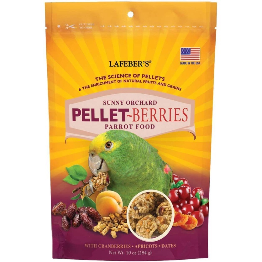 Lafebe อาหารนก Pellet-Berries for Parrot 284g.