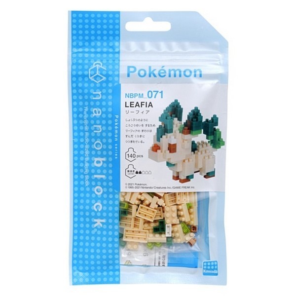 Kawada nanoblock NBPM_071 Leafia (Leafeon) 4972825220061 (นาโนบล็อค)