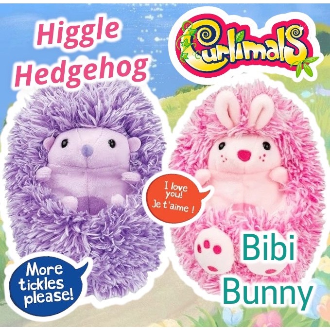 นำเข้า USA Curlimals Bibi The Bunny ,Higgle the Hedgehogโต้ตอบ, เคลื่อนไหว, พูดคุย, หัวเราะ, กว่า50เสียง ราคา 1,490 บาท