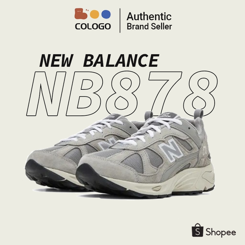 NEW BALANCE 878 NB878 new balance CM878MC1 รองเท้าผ้าใบ Grey 💯