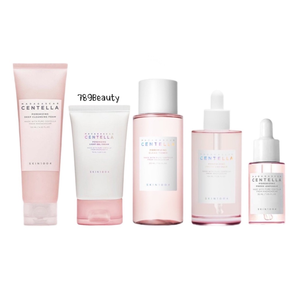 พร้อมส่ง สูตรใหม่ ลดรูขุมขน | Skin1004 Centella Mardacascar poremizing Ampoule / Toner / Foam / Cream