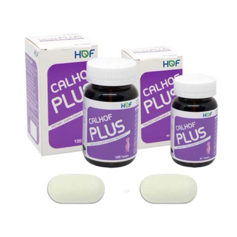 🔥สินค้าขายดี✅✅HOF CALHOF Plus แคลเซียม ผสม วิตามิน และ เกลือแร่ 11 ชนิด 60 เม็ด แคลฮอฟพลัส